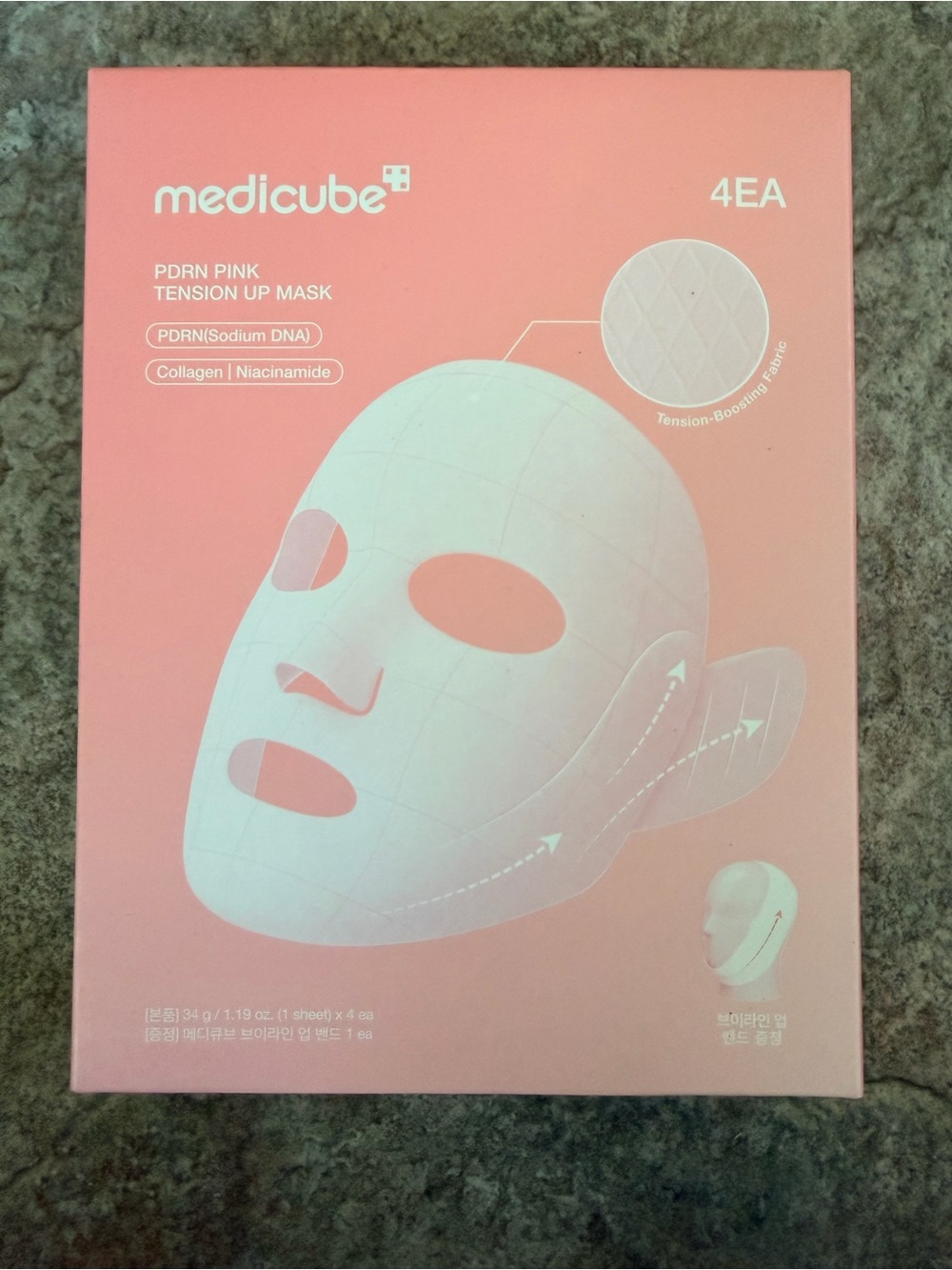 Medicube PDRN Pink Tension Up Mask - 4 pack